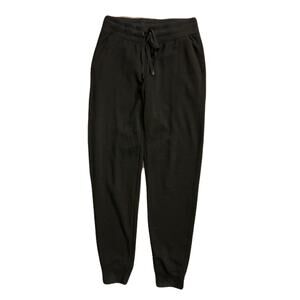 Black Joggers XS Soft Modal Blend Lounge Sweatpants Athlesiure Clean Girl Gym